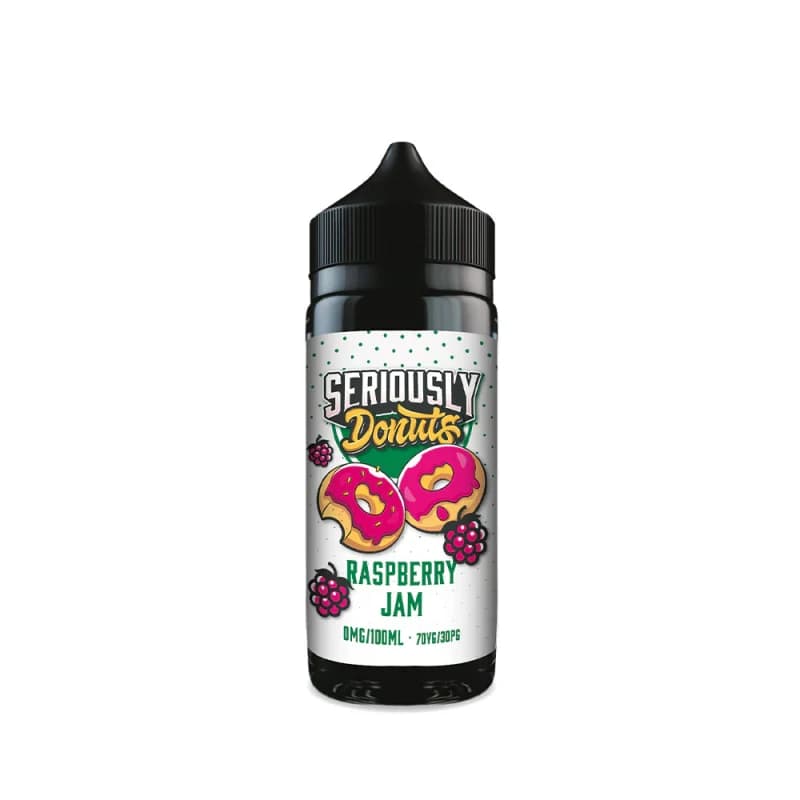 Raspberry Jam-Doozy Vape Seriously Donuts 100ml - VapeSoko