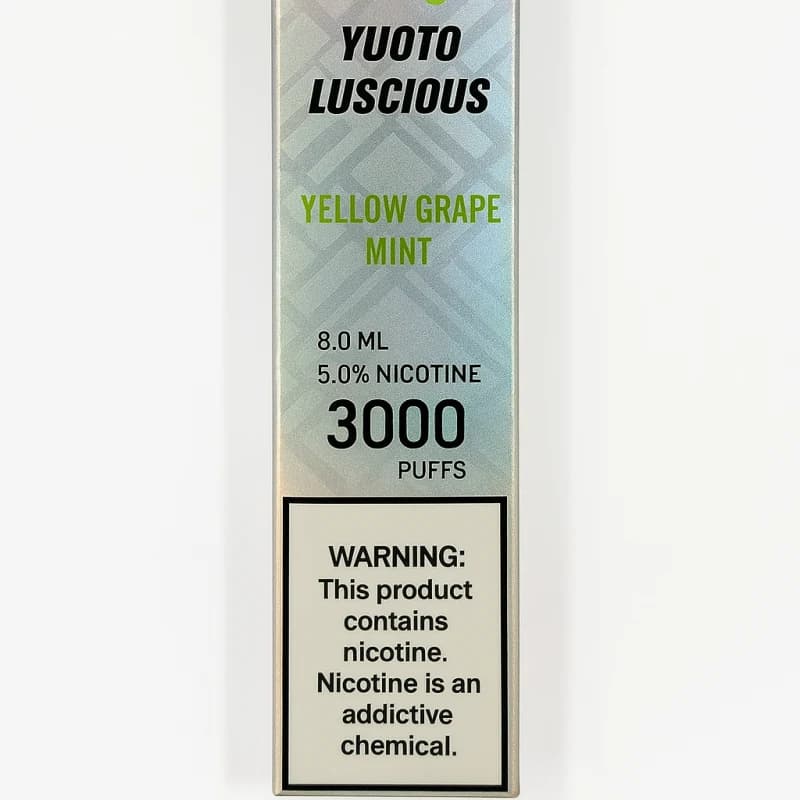Yellow Grape Mint -Yuoto Luscious - VapeSoko