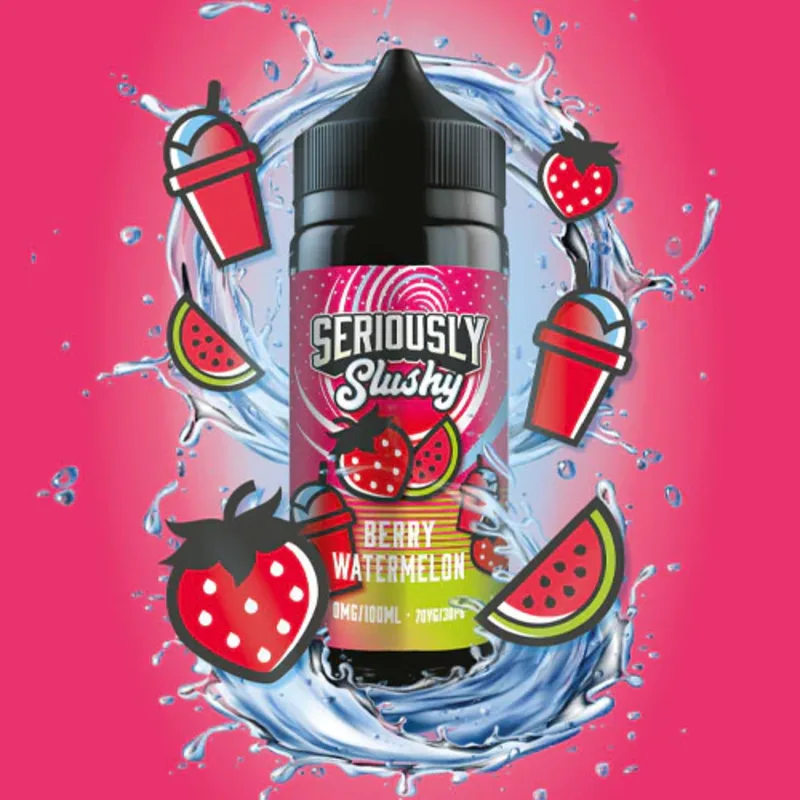 Berry Watermelon -Doozy Vape Seriously Slushy 100ml - image 1