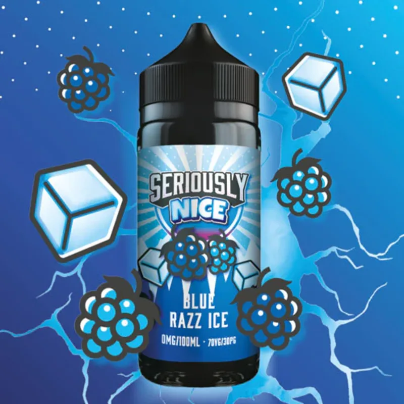Blue Razz Ice -Doozy Vape Seriously Nice 100ml - VapeSoko