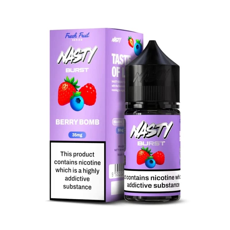Berry Bomb -Nasty Burst Nic Salt 30ml - VapeSoko