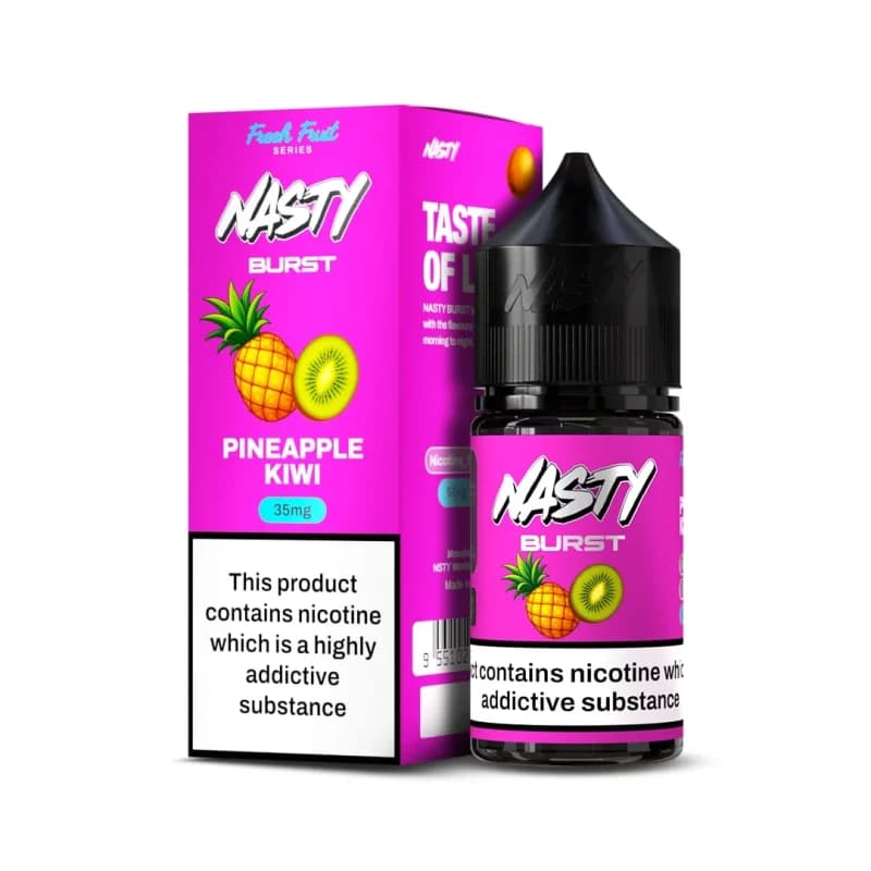 Pineapple Kiwi-Nasty Burst Nic Salt 30ml - VapeSoko