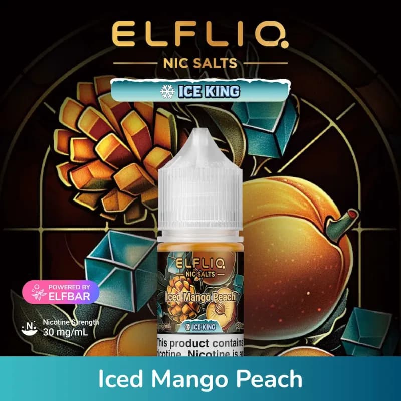 Iced Mango Peach-Elfliq Nic Salt 30ml - image 1