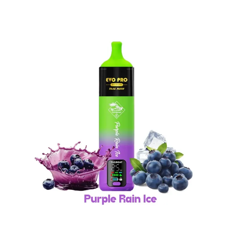 Purple Rain Ice- Tugboat Evo Pro 15000 Puffs - image 1
