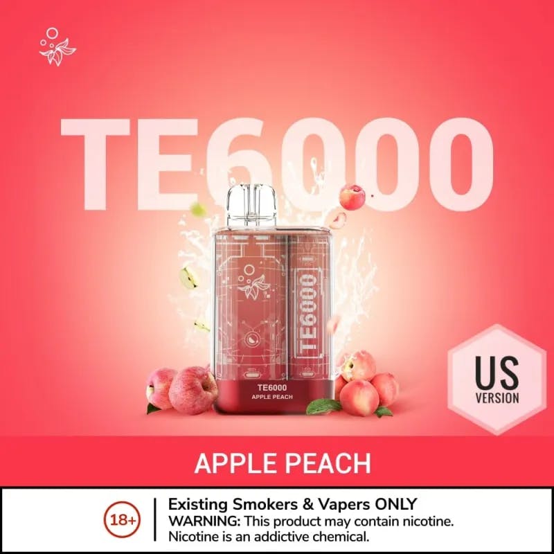 Apple Peach-Elf Bar TE6000 - 6000 Puffs - image 1