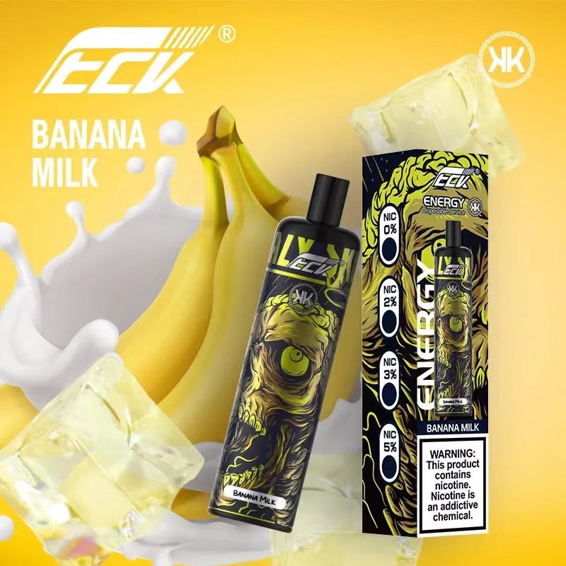 Banana Milk- KK Energy 5000 Puffs  - image 1