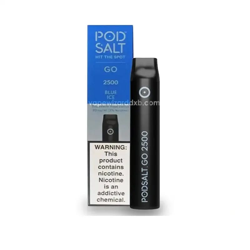 Blue Ice-Pod Salt Go 2500 Puffs- 2%  nicotine - VapeSoko