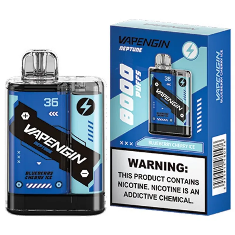 Blueberry Cherry Ice-Vapengin Neptune 8000 Puffs - VapeSoko