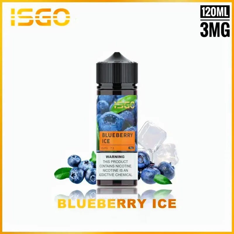 Blueberry Ice - ISGO E-liquid 120mL - VapeSoko