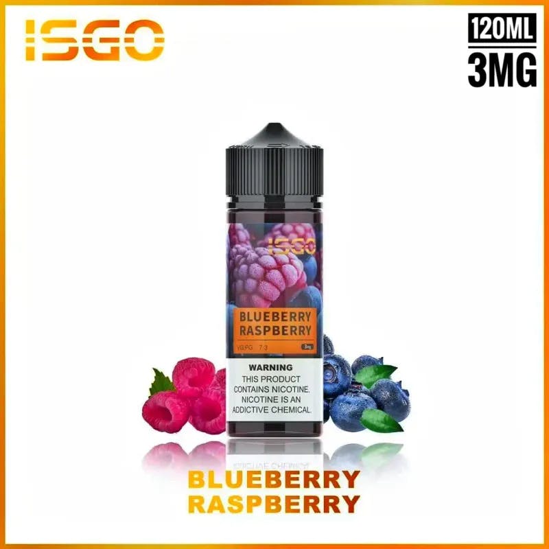 Blueberry Raspberry - ISGO E-liquid 120mL - VapeSoko