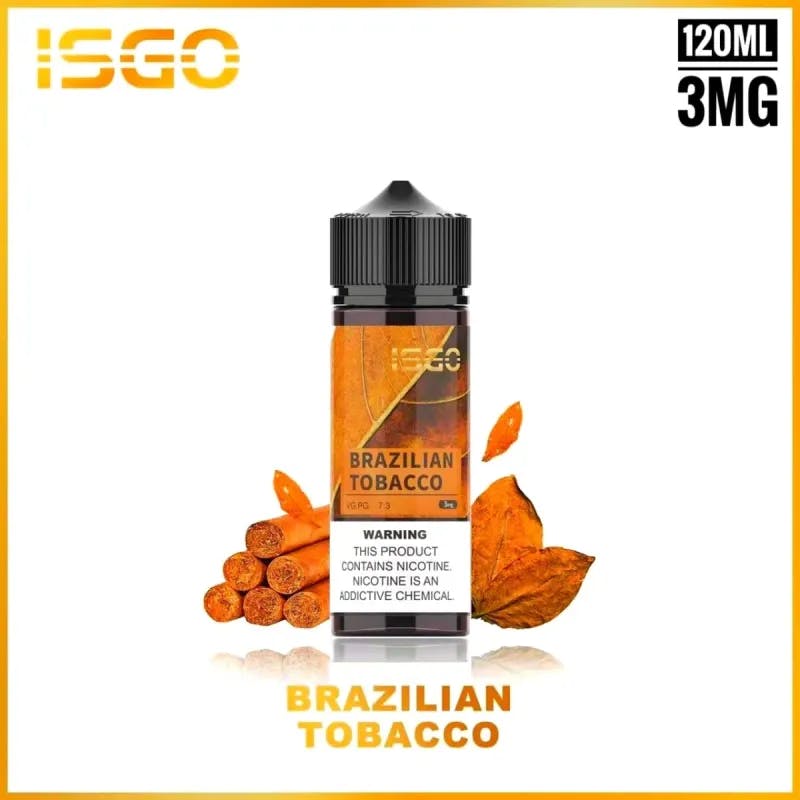 Brazilian Tobacco - ISGO E-liquid 120mL - VapeSoko