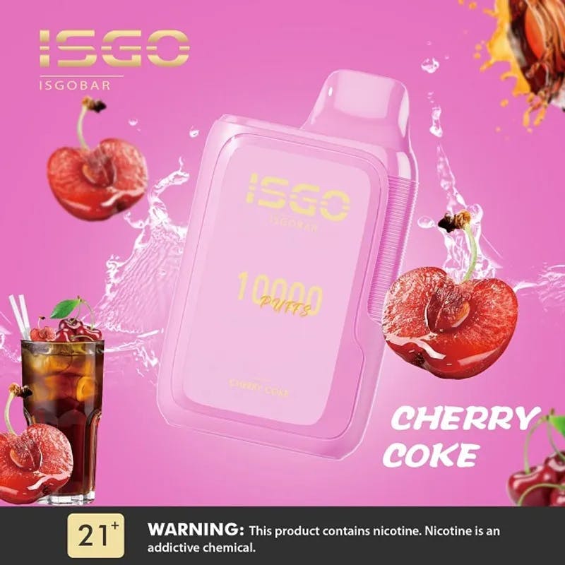 Cherry Coke-ISGOBAR 10000 Puffs - image 1
