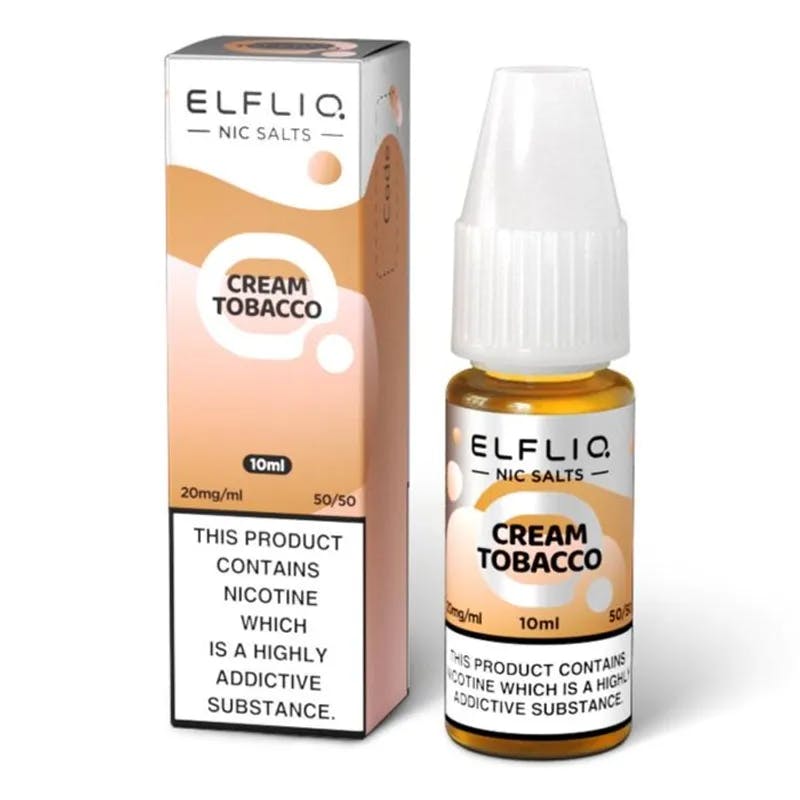 Cream Tobacco- ELFBAR ELFLIQ  10ml - VapeSoko