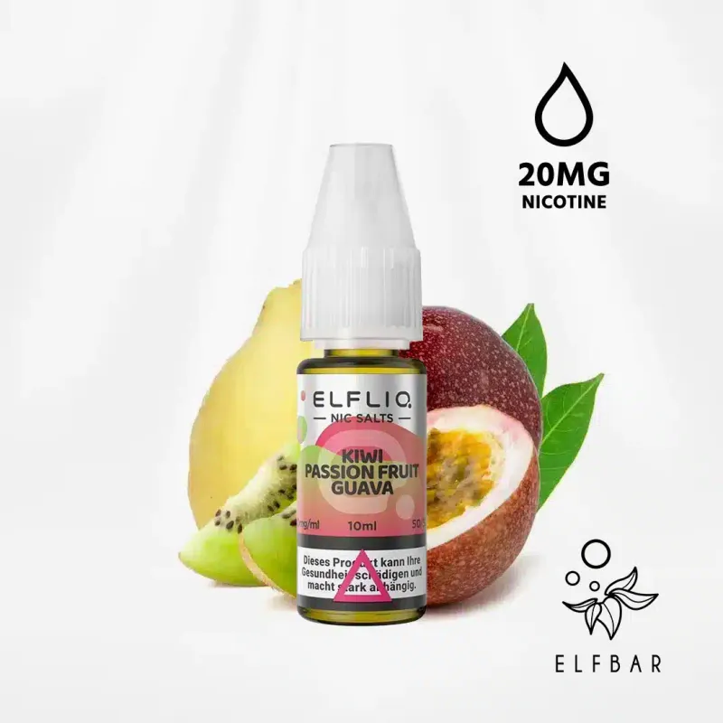 Kiwi Passion Fruit Guava -ELFBAR ELFLIQ 10ml - image 1