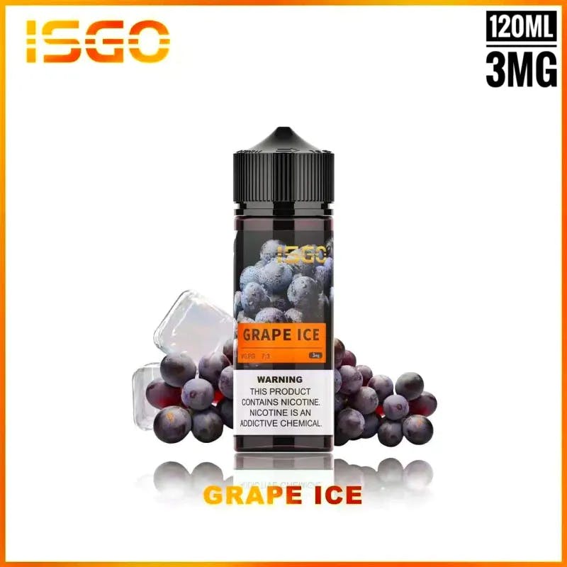 Grape Ice - ISGO E-liquid 120mL - VapeSoko