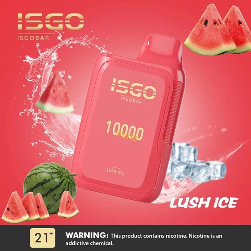 Lush Ice-ISGOBAR 10000 Puffs - VapeSoko