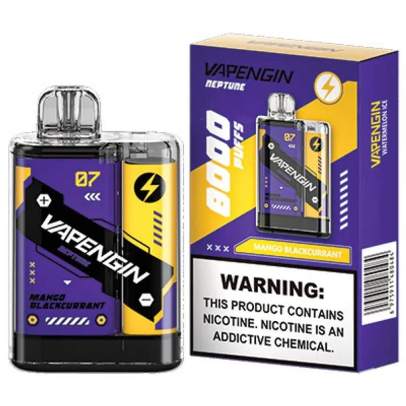 Mango Blackcurrant-Vapengin Neptune -8000 Puffs - VapeSoko