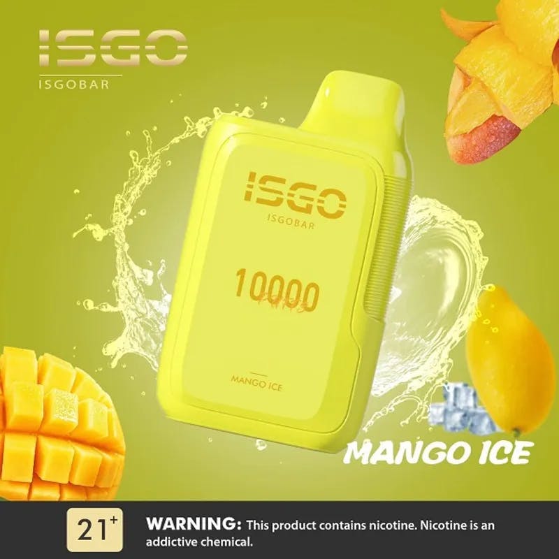 Mango Ice-ISGOBAR 10000 Puffs - image 1