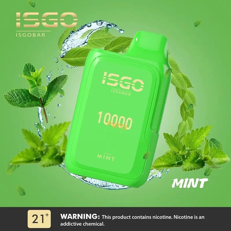 Mint-ISGOBAR 10000 Puffs - VapeSoko