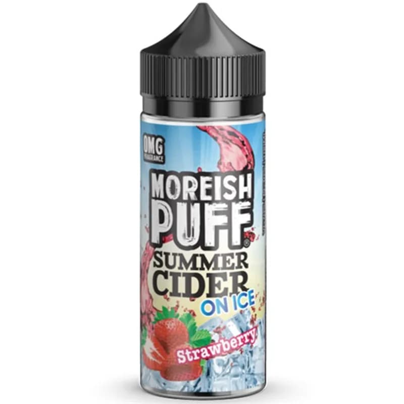 Strawberry-Moreish Puff Summer Cider On Ice  100ml - VapeSoko