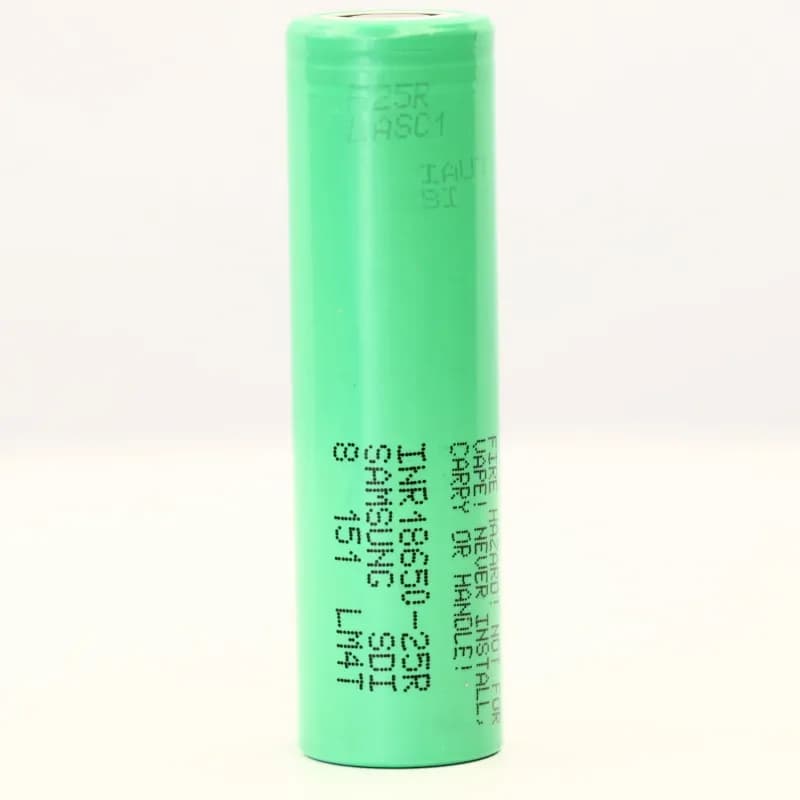 Single-Samsung 25R 2500mAh 18650 Lithium Battery - VapeSoko