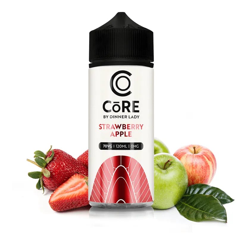 Strawberry Apple-Core By Dinner Lady 120ml  - VapeSoko