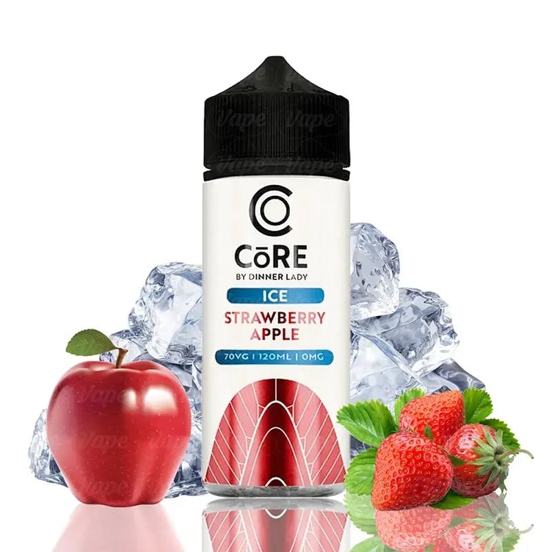Strawberry Apple-Core By Dinner Lady Ice 120ml  - VapeSoko