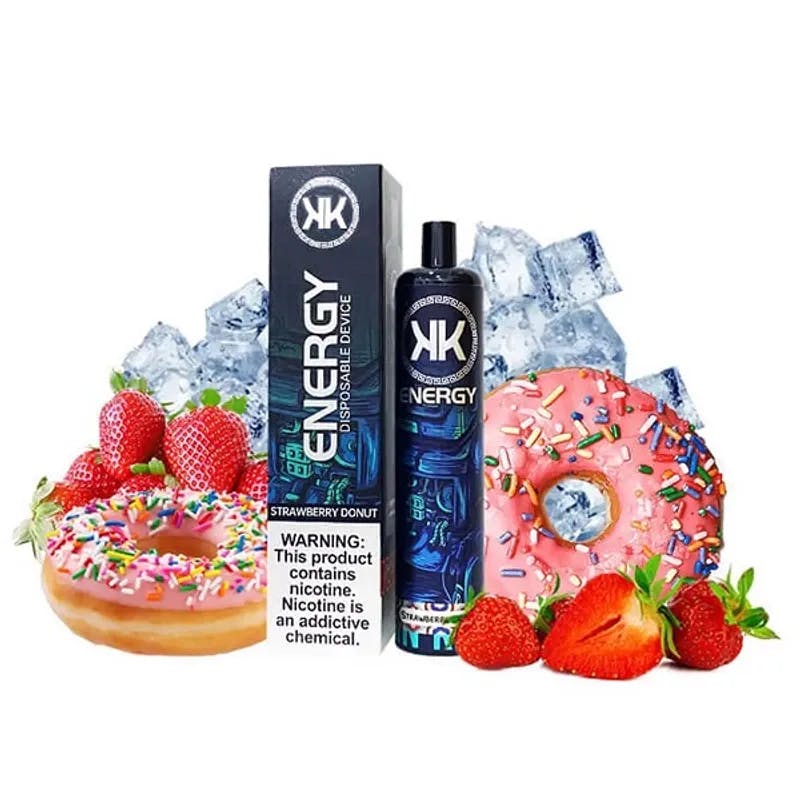 Strawberry Donut- KK Energy 5000 Puffs  - image 1