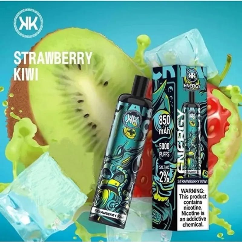 Strawberry Kiwi- KK Energy 5000 Puffs  - VapeSoko