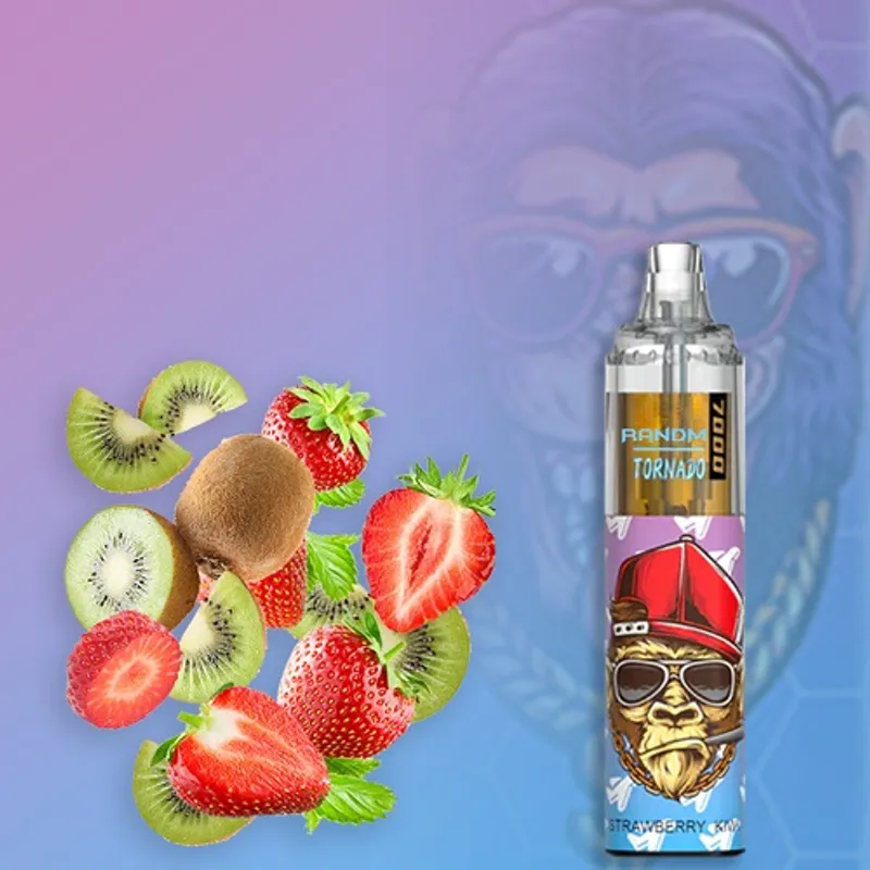 Strawberry Kiwi - R and M Tornado 7000 Puffs - image 1