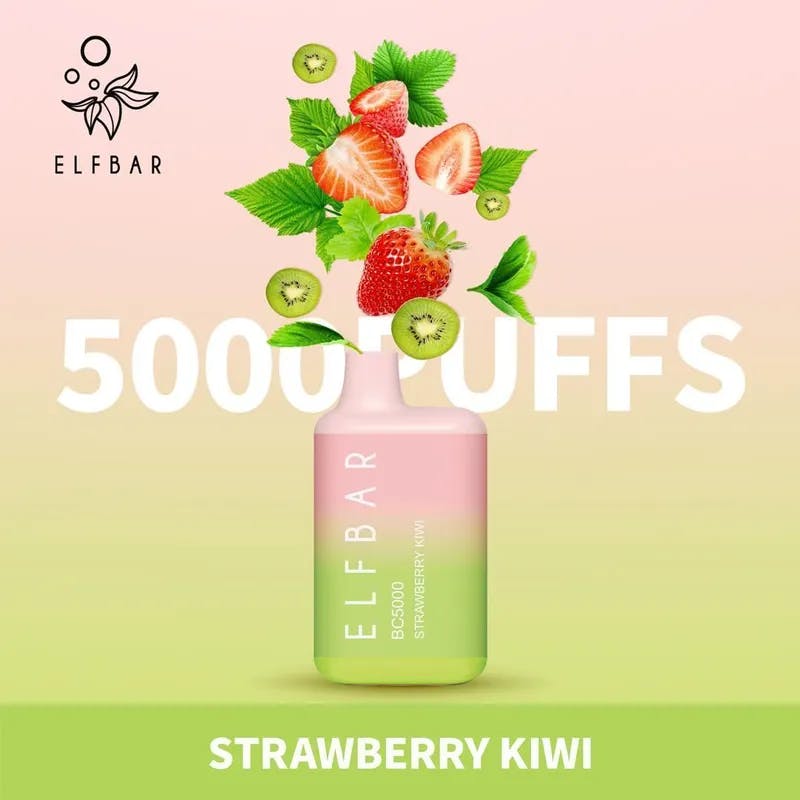 Strawberry Kiwi-Elfbar BC5000 - VapeSoko
