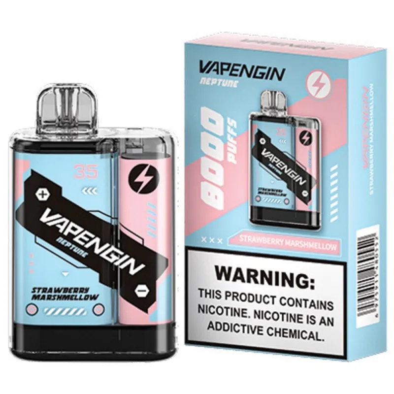 Strawberry Marshmallow-Vapengin Neptune 8000 Puffs - image 1