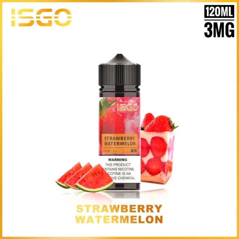 Strawberry Watermelon - ISGO E-liquid 120mL - VapeSoko